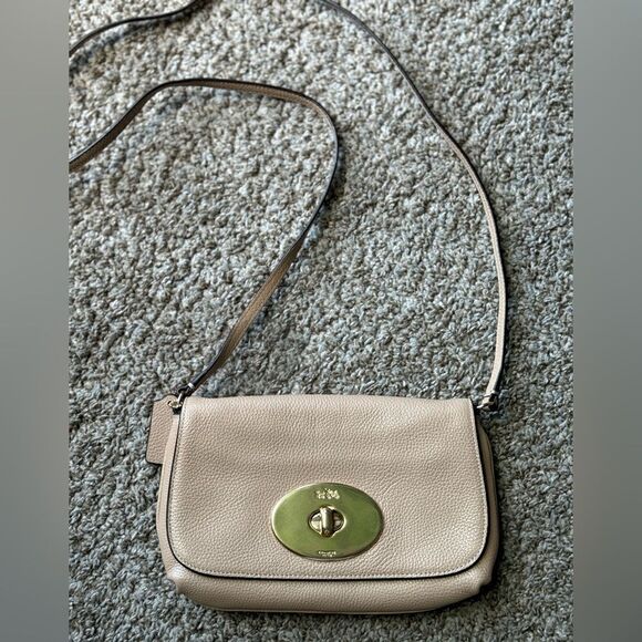 New Coach Leather Foldover Clutch & Pebble leather Crossbody - Picture 11 of 16